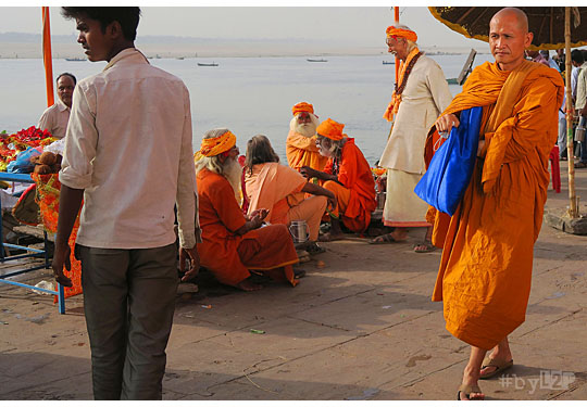 Bonze à Varanasi