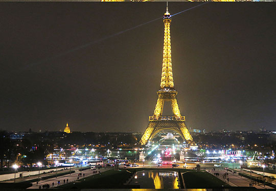 Tour Eiffel à partir du trocadéro