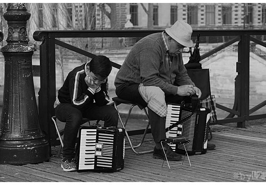 Les accordéonistes du pont des Arts