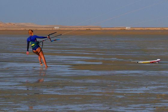 Dakhla lagoon kitesurf