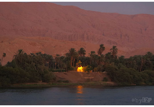 Campement sur le Nil
