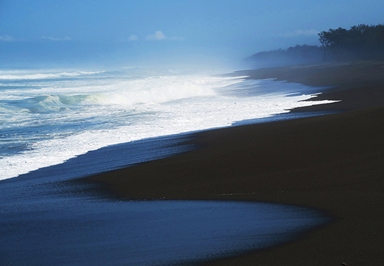 Goa Cemara Beach morning